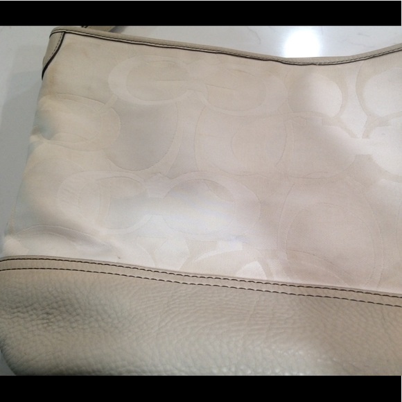 Coach Bucket Bag Off White y2k fabric logo - Picture 10 of 10